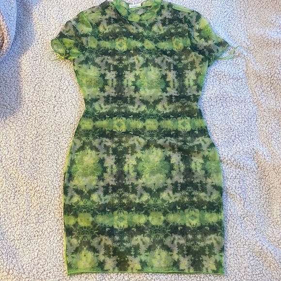 NWOT superdown mesh mini beach cover up dress - Picture 4 of 6